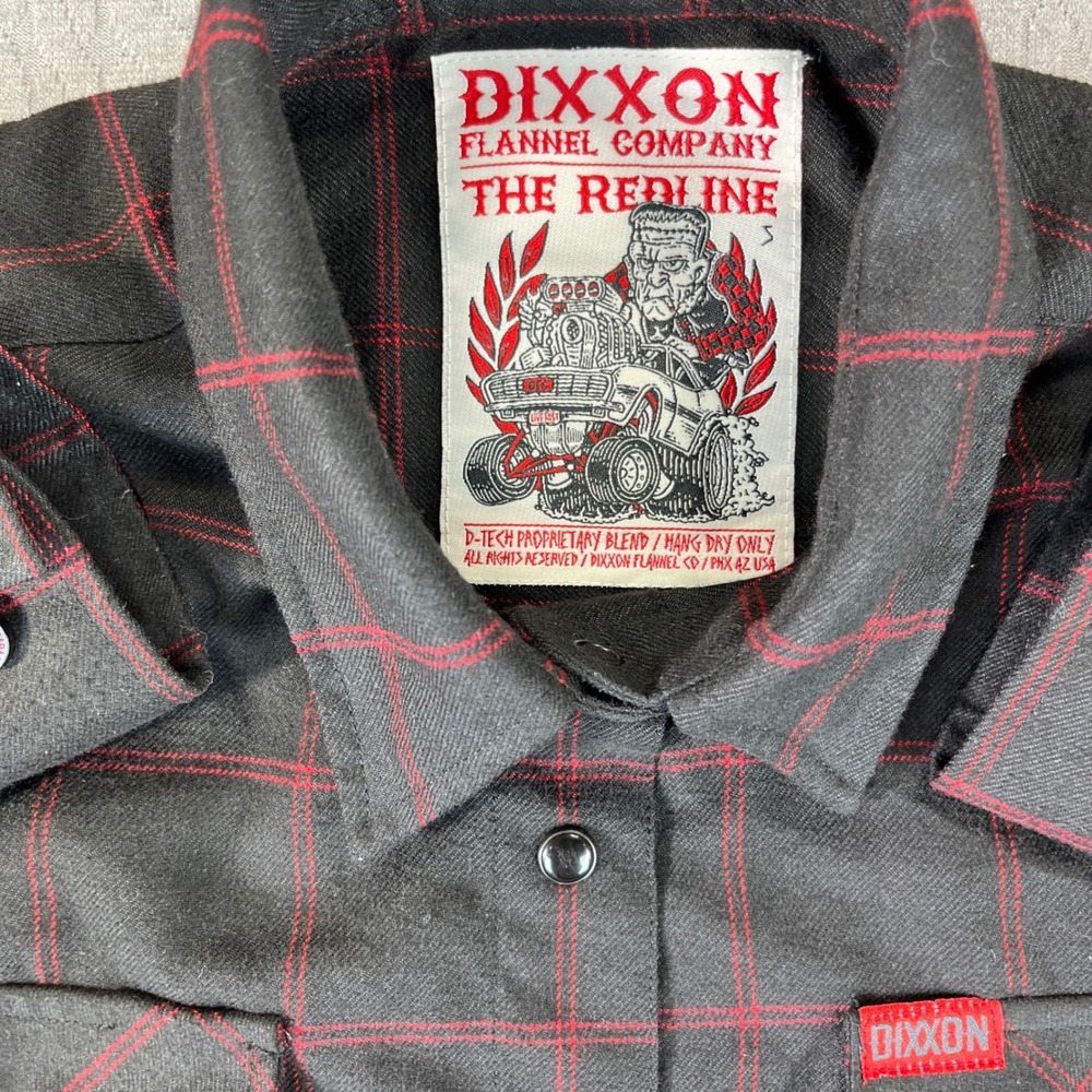 Dixxon Flannel The Redline Women S‎ Plaid Shirt black pearl snap window payne